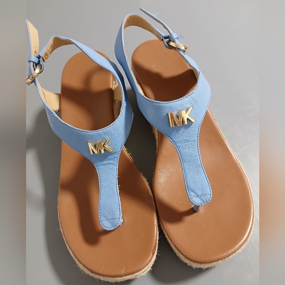 Michael Kors Women's Blue Sandals - Picture 1 of 10